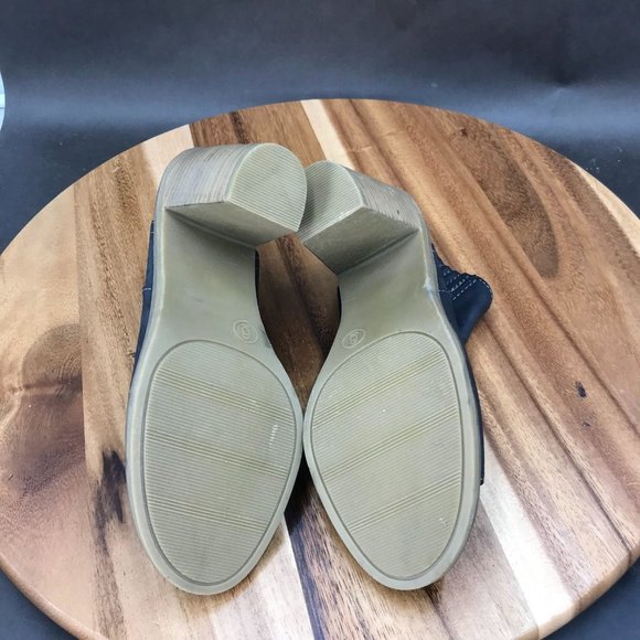 Maurices Blythe Black Slingback Block Heel Peep Toe Sandals Womens Size 6 M - Picture 8 of 10